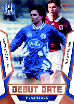 Martin Kotulek Sigma Olomouc SportZoo FORTUNA:LIGA 2022/23 2. serie Debut Date Flashback /99 #DF-6